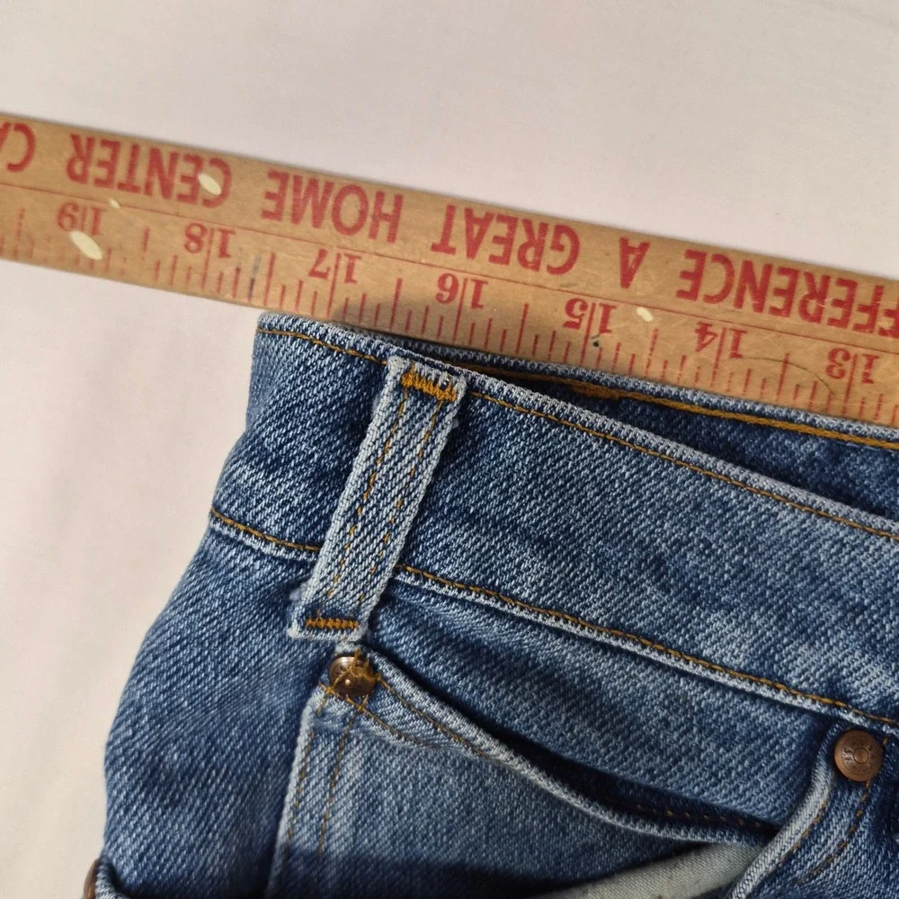 Levi's 505 Jeans Mens 34x29 Blue Vintage 80s Made in USA Heritage Straight Leg